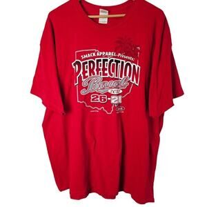 Perfection Bowl Ohio State Buckeyes 2012 T-Shirt Mens 2X Red Gator Bowl Football